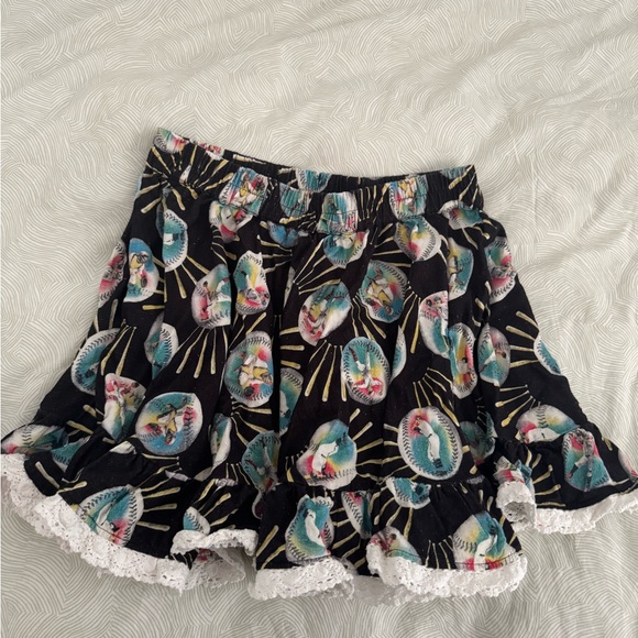 Fashion Brand Company FBC Baseballs Linen Petticoat Mini Skirt - Picture 7 of 9